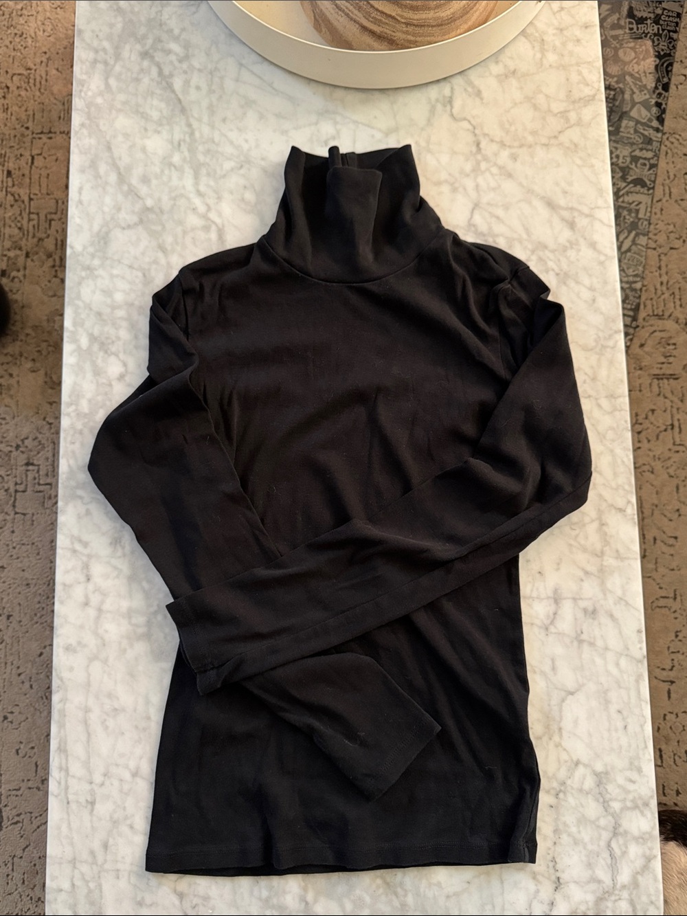 New Uniqlo Black Turtleneck Long Sleeve Top XS